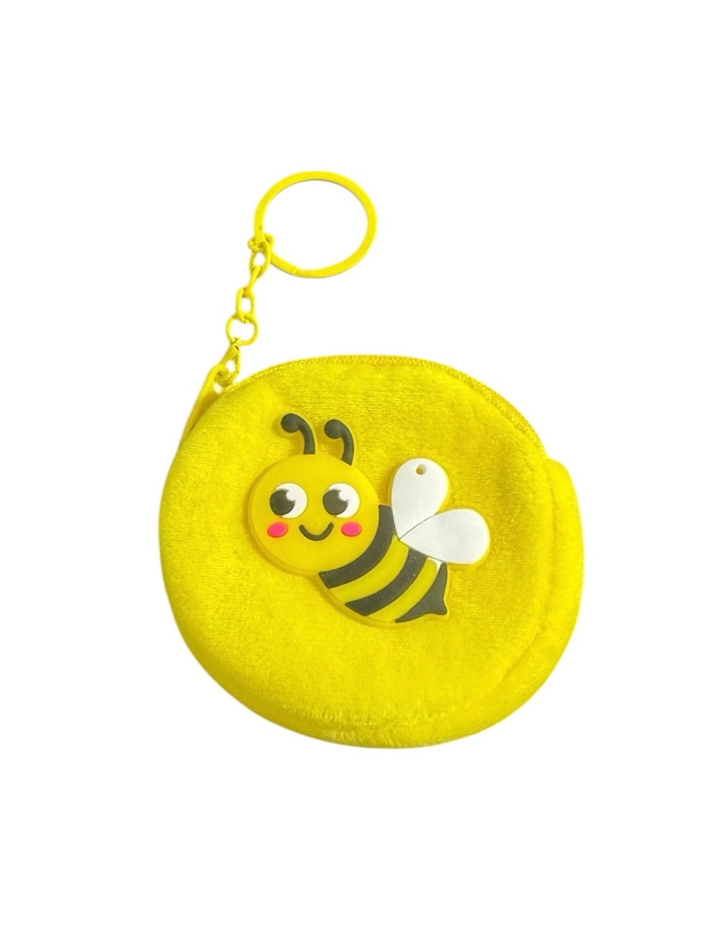 Bee Coin Pouch Keychain